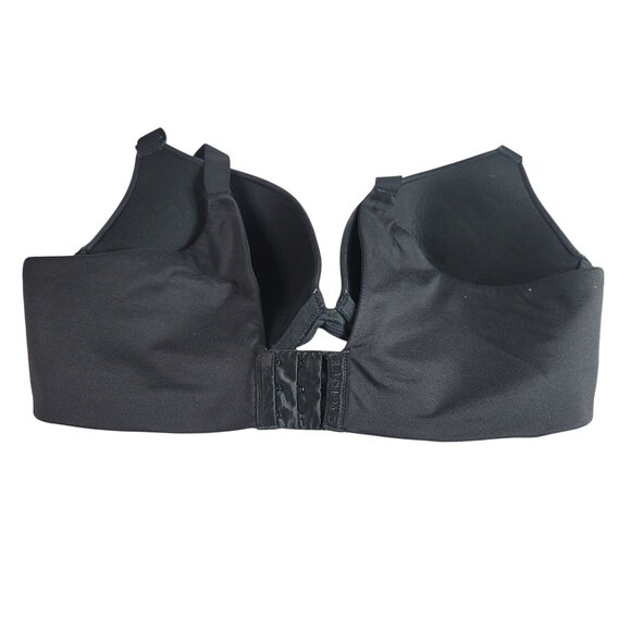 Cacique Boost Plunge Bra Black 40D Underwire Adjustable Strap Seamless Cup Mold - Picture 5 of 9